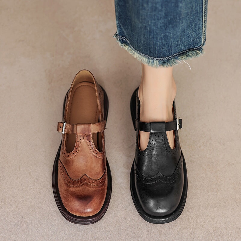 Mattea | Vintage Mary Jane Flats