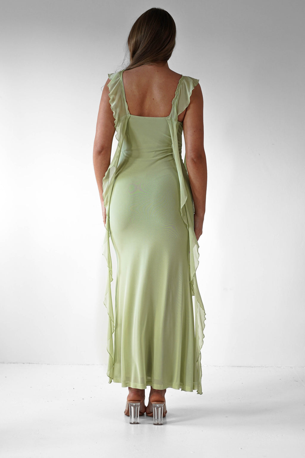 Ruffle Midaxi Dress for Effortless Elegant Style