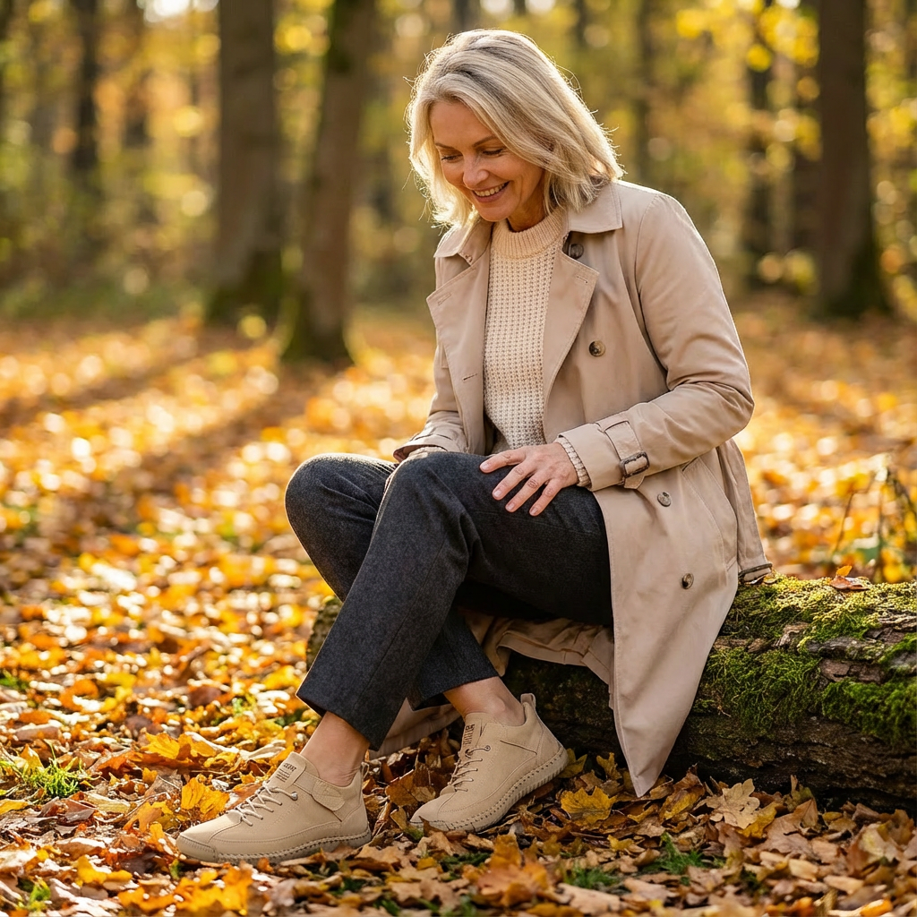 Orthopedic Slip-On Sneakers with Arch Support for All-Day Comfort