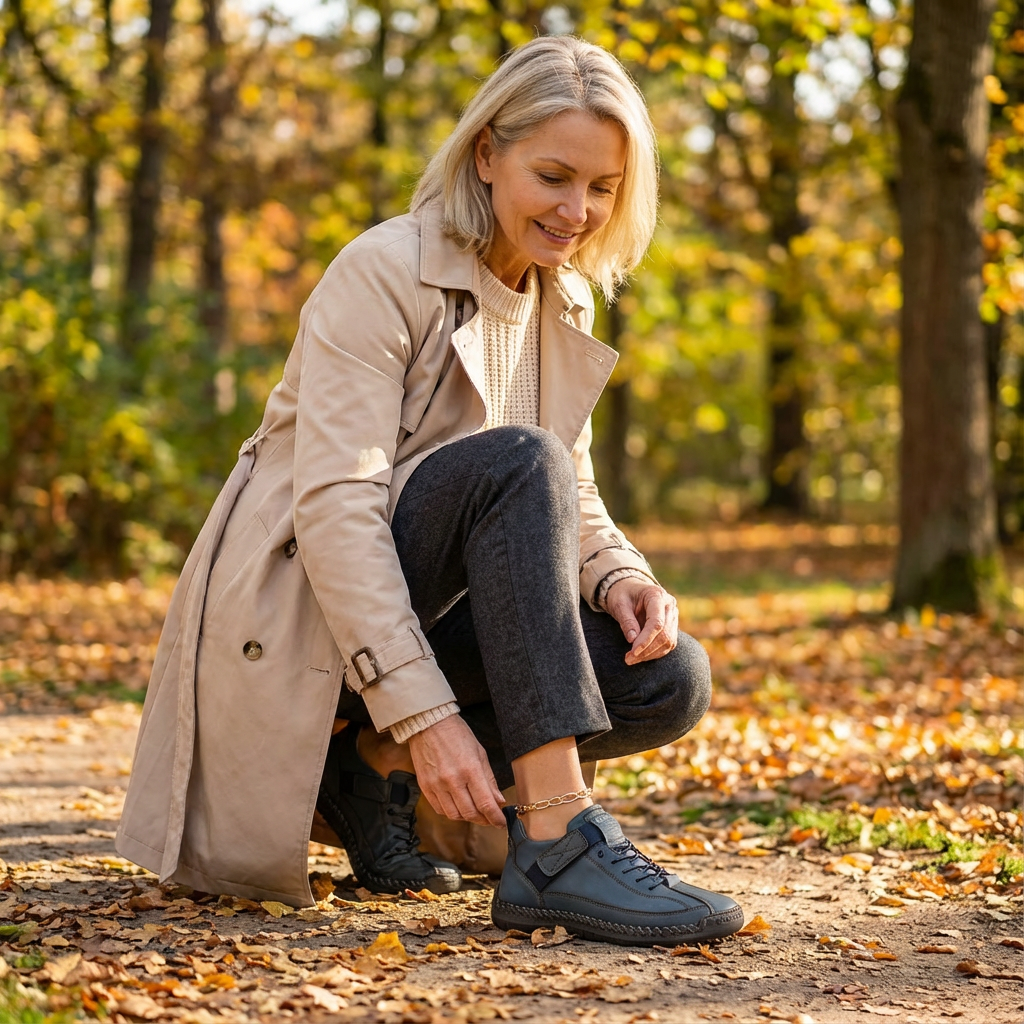 Orthopedic Slip-On Sneakers with Arch Support for All-Day Comfort