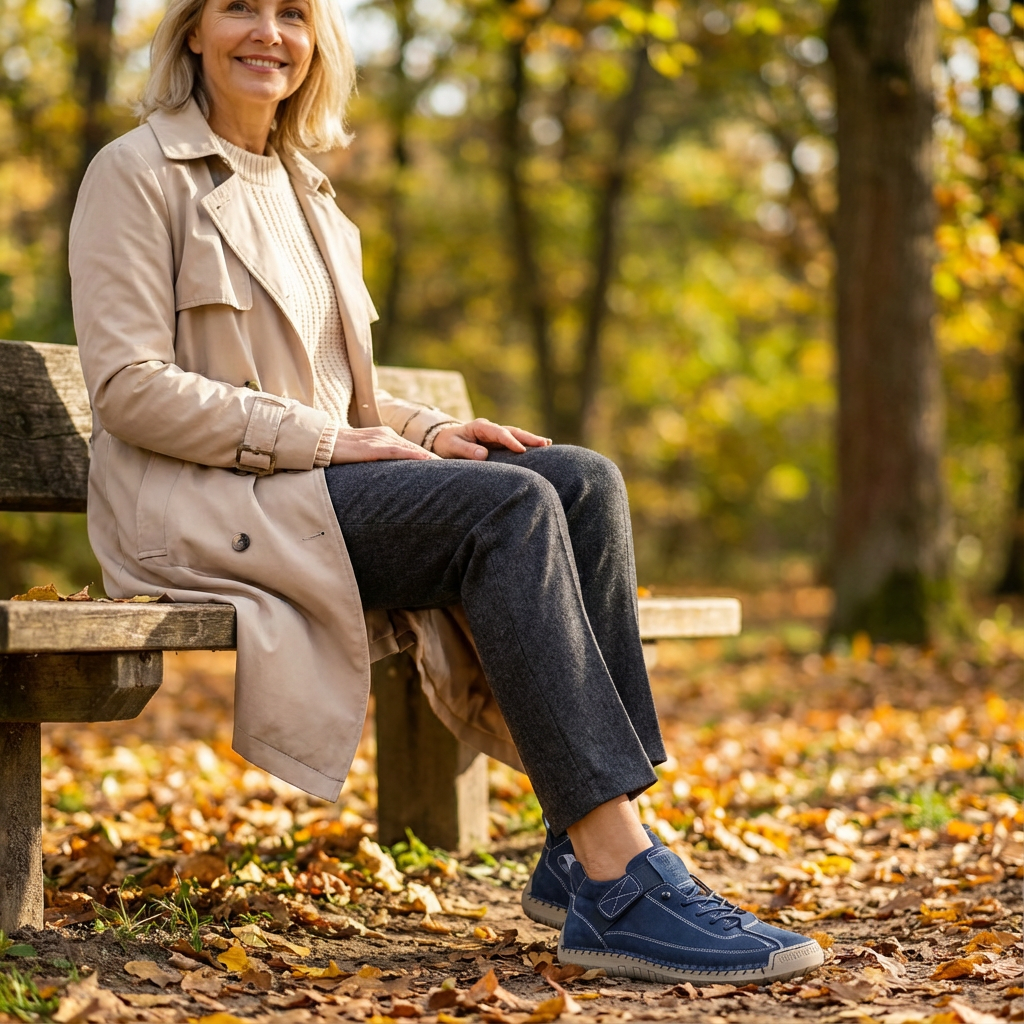 Orthopedic Slip-On Sneakers with Arch Support for All-Day Comfort