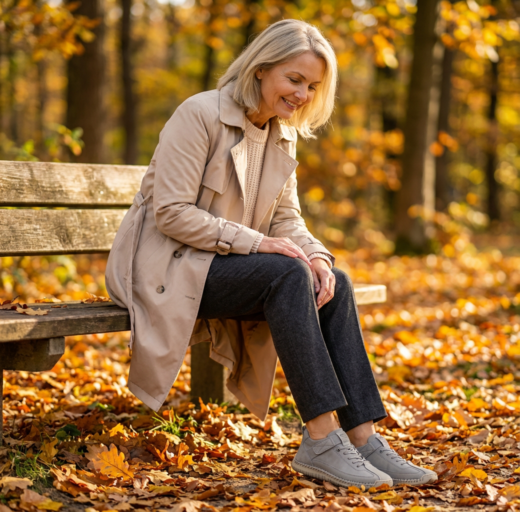 Orthopedic Slip-On Sneakers with Arch Support for All-Day Comfort