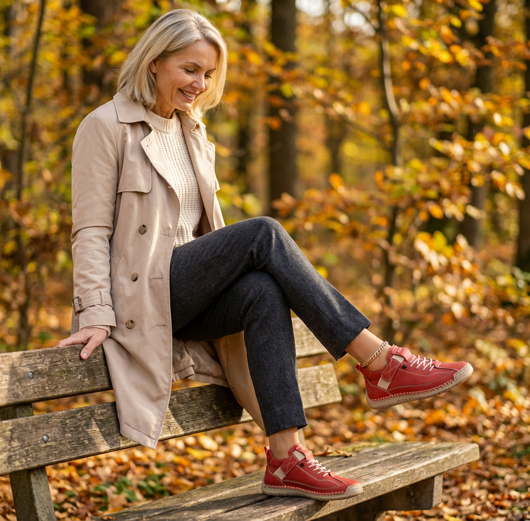 Orthopedic Slip-On Sneakers with Arch Support for All-Day Comfort