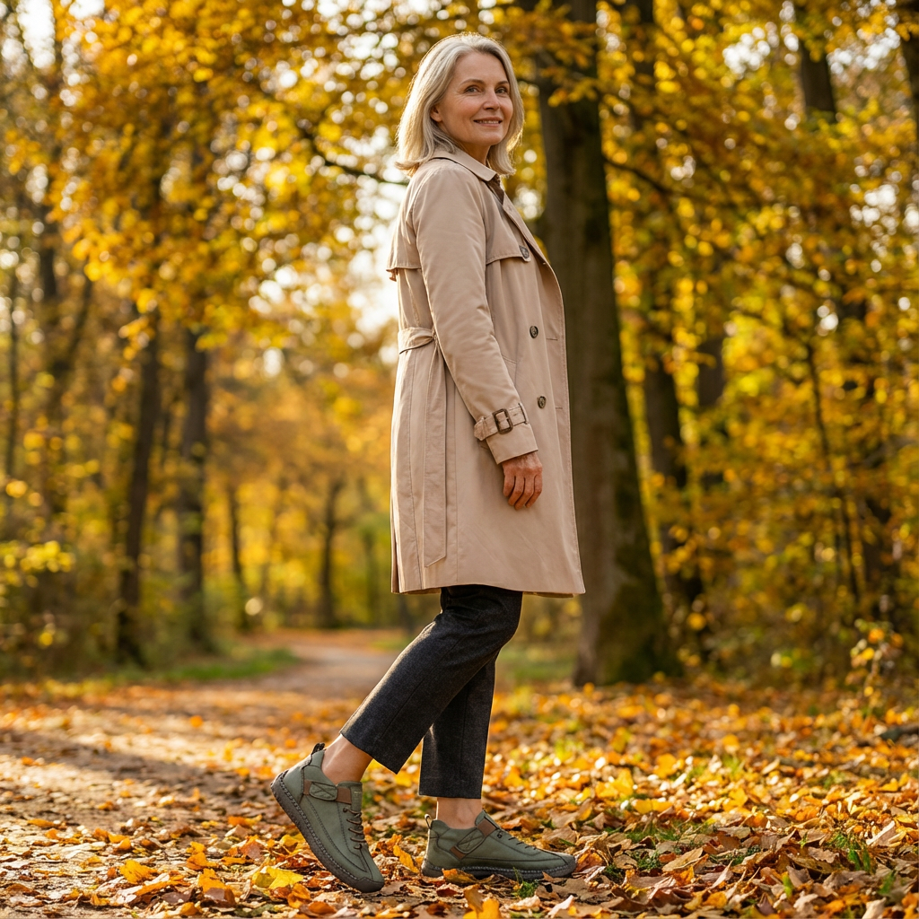 Orthopedic Slip-On Sneakers with Arch Support for All-Day Comfort