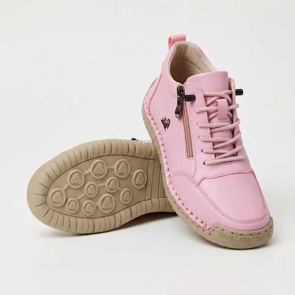 Orthopedic Walking Sneakers with Easy Side Zipper Closure