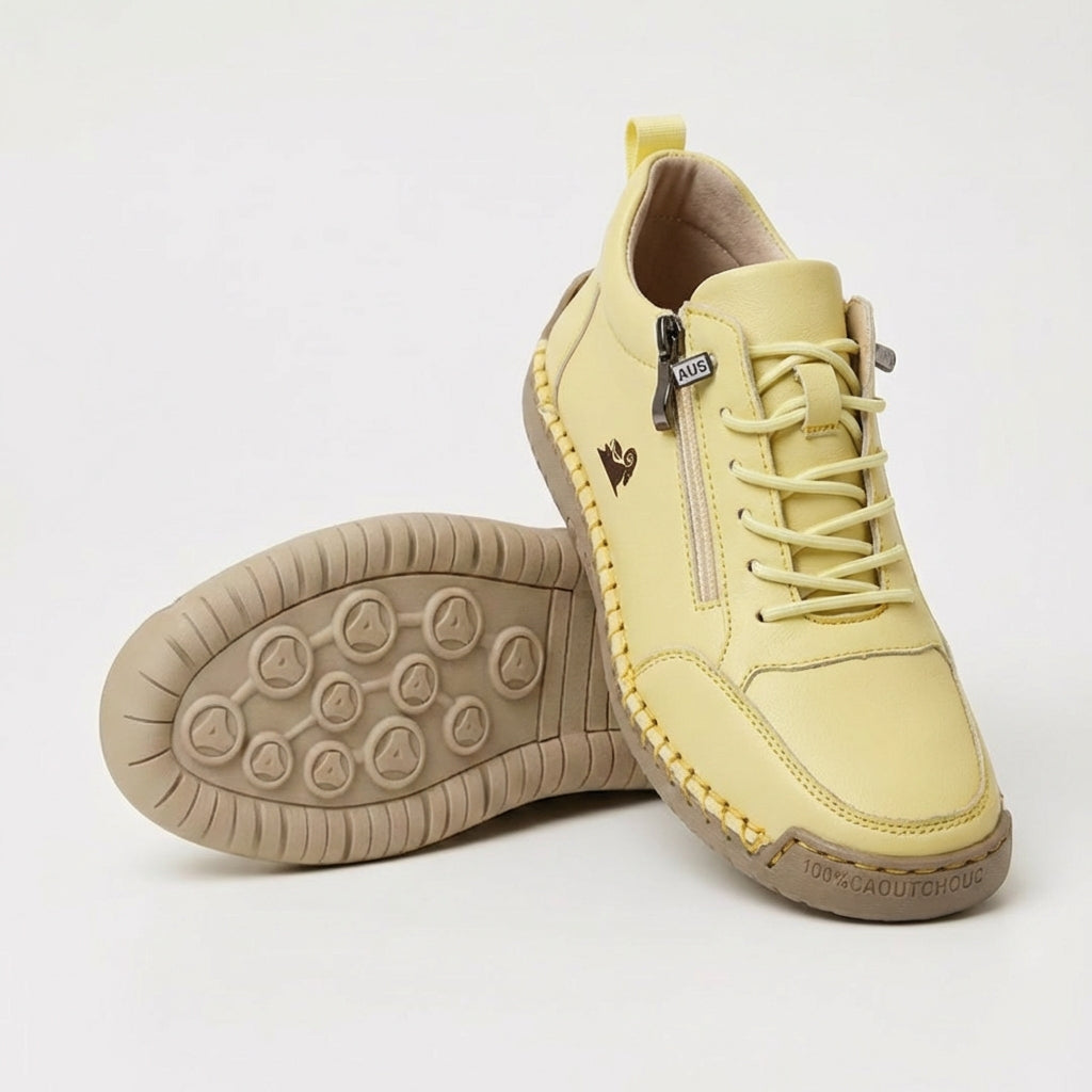 Orthopedic Walking Sneakers with Easy Side Zipper Closure