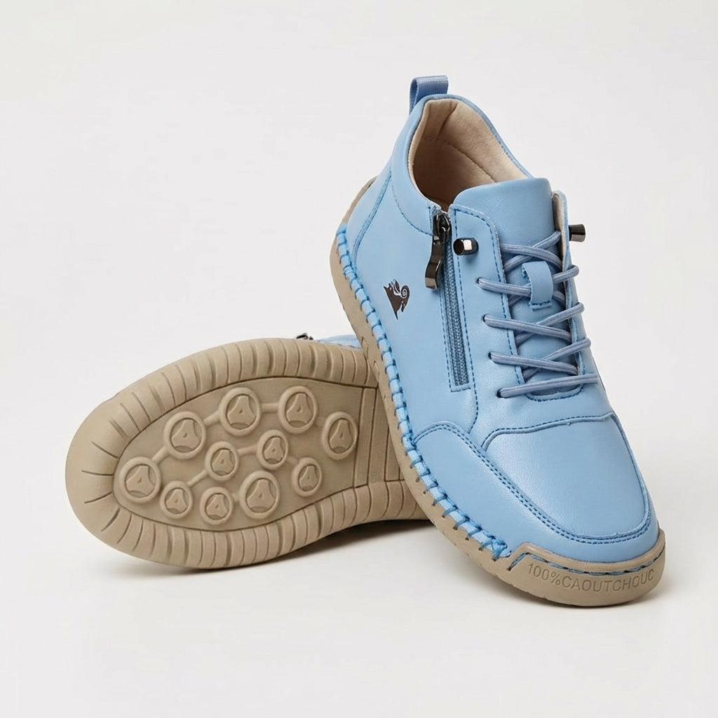 Orthopedic Walking Sneakers with Easy Side Zipper Closure