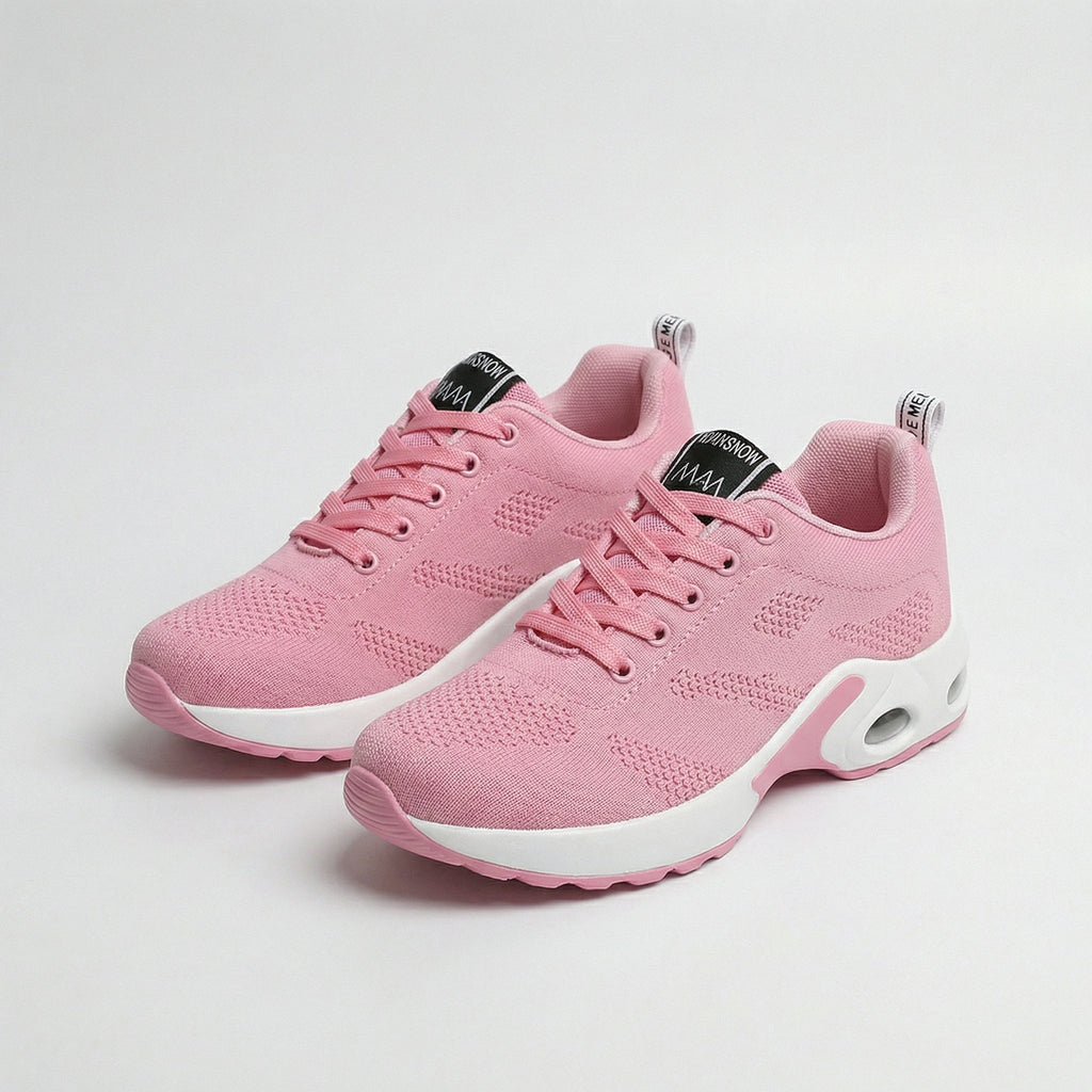Pink Orthopedic Walking Sneakers with Arch Support for Women