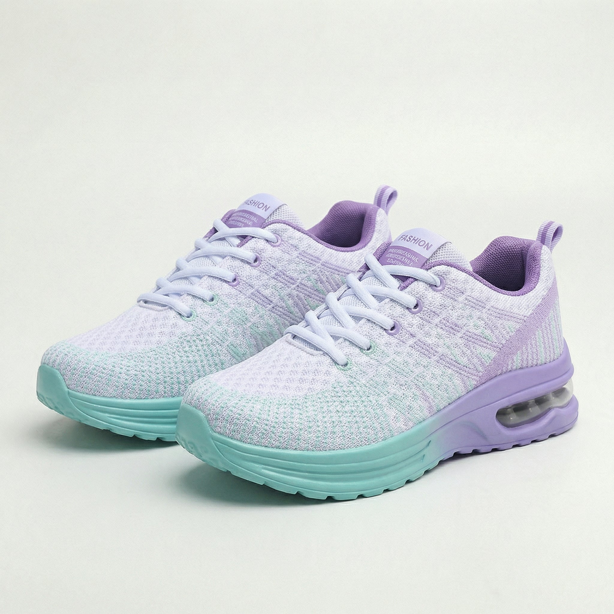 Orthopedic Walking Shoes for Women in Violet Turquoise Comfort Style