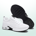 White Orthopedic Walking Sneakers with Arch Support for Women