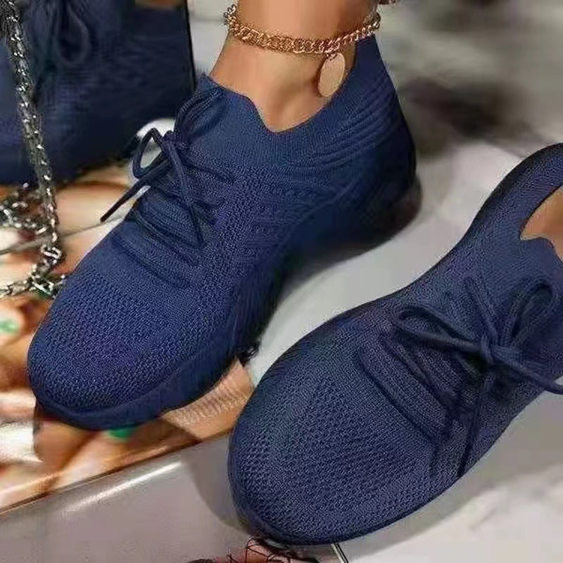 Orthopedic Knit Sneakers with Arch Support & Cushioned Comfort