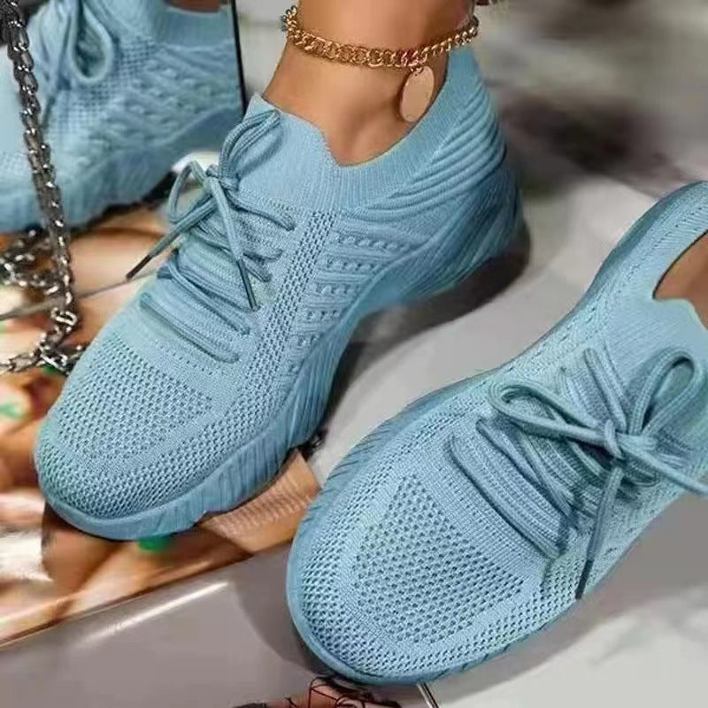 Orthopedic Knit Sneakers with Arch Support & Cushioned Comfort