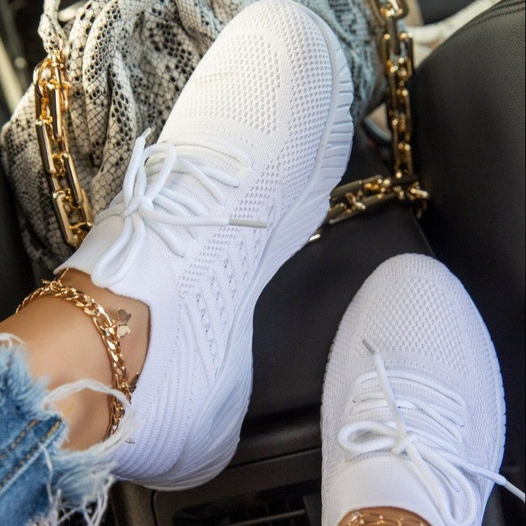 Orthopedic Knit Sneakers with Arch Support & Cushioned Comfort
