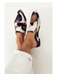 Pointed Toe Orthopedic Loafers with Arch Support & Low Heel