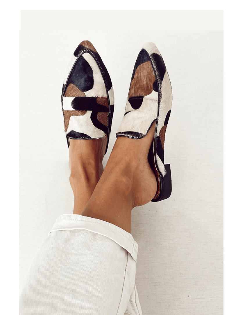 Pointed Toe Orthopedic Loafers with Arch Support & Low Heel