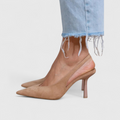 Leopard Print Heels with Orthopedic Support