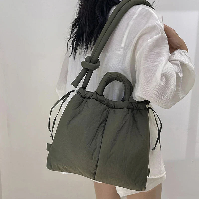 Quilted Puffer Tote Bag for Women – Sienna