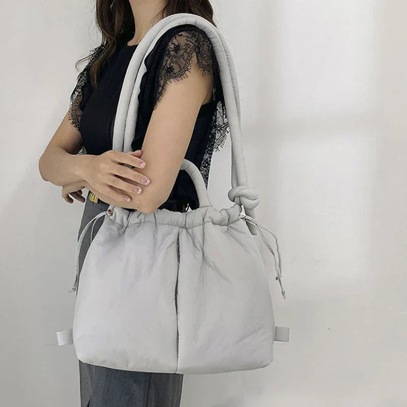 Quilted Puffer Tote Bag for Women – Sienna