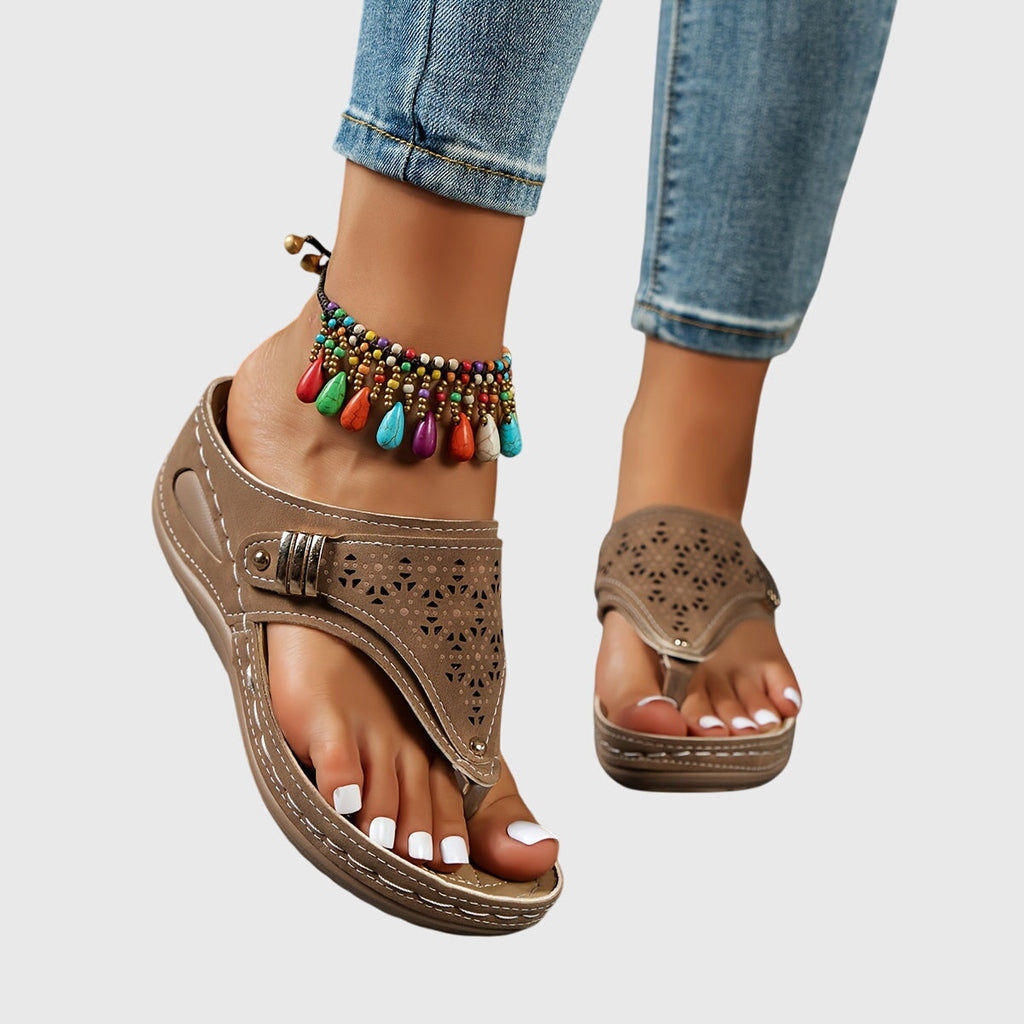 Platform Ankle Strap Sandals for Women – Theodoros