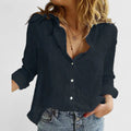 Floral V-Neck Long Sleeve Blouse for Women – Winifred